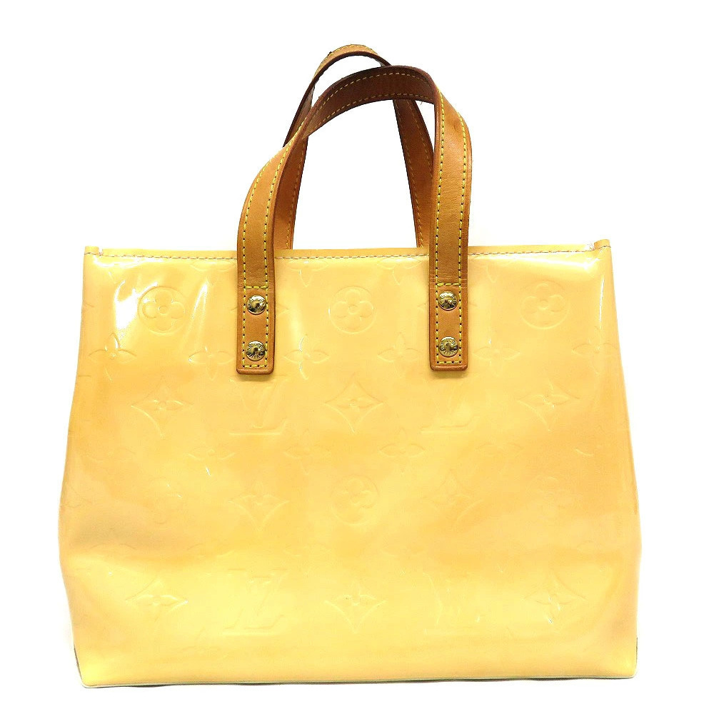Louis Vuitton Monogram Vernis Reade handbag yellow patent